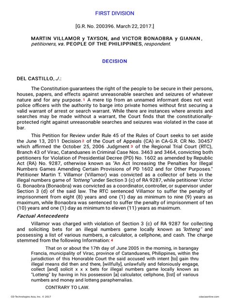 gambling paraphernalia|G.R. No. 200396 .